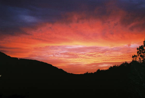 Guadalupe River Sunrise at the 3rd Crossing Below Canyon Lake