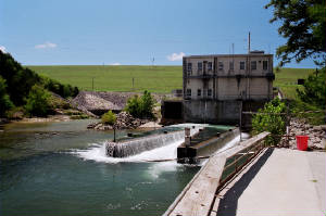 Stilling Basin Oxygenates Water From Canyon Dam Release